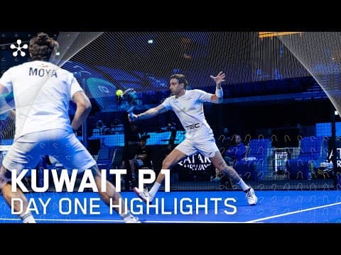 Kuwait City Premier Padel P1: Highlights day 1 (men)