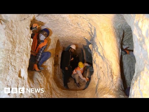 Turkey's newly found underground city at Midyat