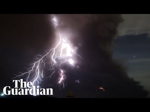 Volcanic lightning