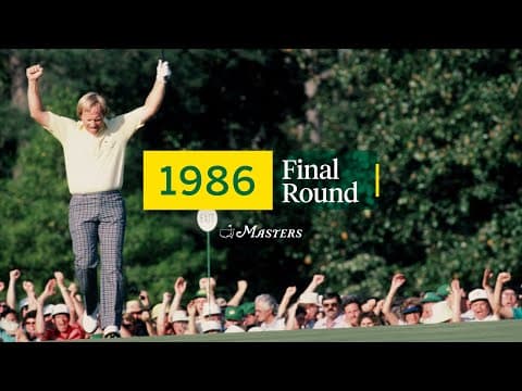 Nicklaus Wins the 1986 Masters