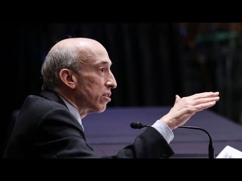 SEC Chair Gary Gensler testifies during Senate Hearing on crypto