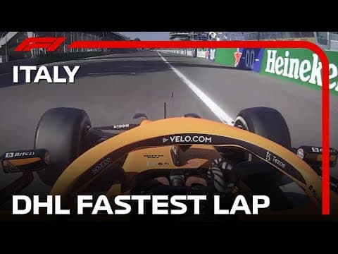Daniel Ricciardo Takes Fastest Lap At Monza | 2021 Italian Grand Prix | DHL