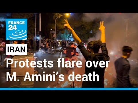 Iran protests flare over Mahsa Amini’s death for 10th night, defying crackdown • FRANCE 24 (2 of 2)