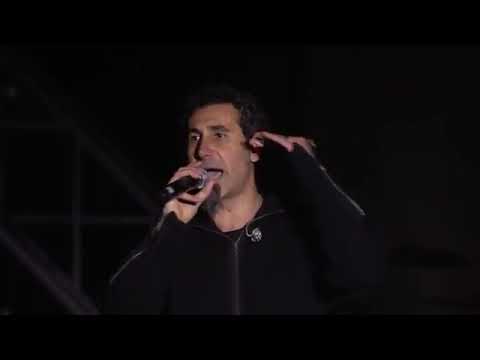 System of a down - Arto🖤 Serj Tankian's speech about the Genocide 🖤Live 2015 Armenia