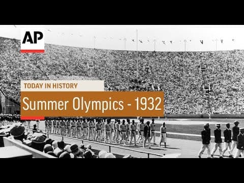 The 1932 Los Angeles Olympics
