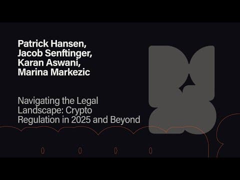 Navigating the Legal Landscape: Crypto Regulation in 2025 and Beyond