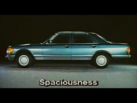 1980 Mercedes S-Class commercial - Crumple Zones