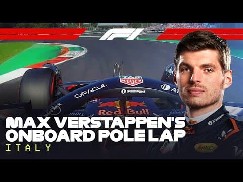 The fastest lap in F1 history: Verstappen's Monza pole | 2025 Italian GP