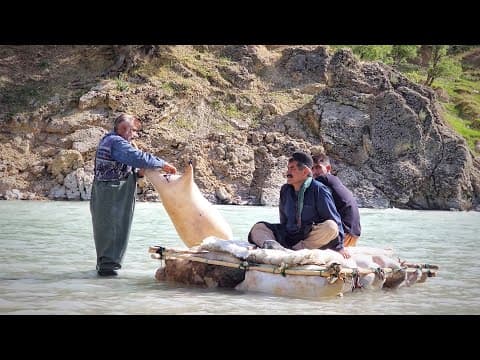 Nomadic Migration: Crossing the River with SHEEP SKIN! (2 of 2)