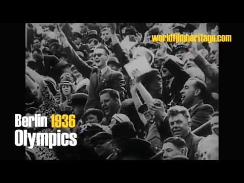 Berlin 1936 Olympics - Jesse Owens film footage
