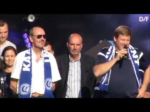 ploeg voorstelling van A.A. Gent  op de Gentse feesten 2016