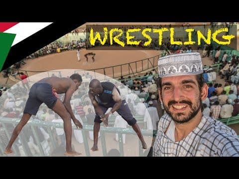 WRESTLING inside Africa (Nuba fighting) 🇸🇩SUDAN