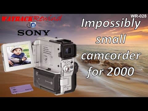 Sony DCR-PC5: Impossibly Small for 2000