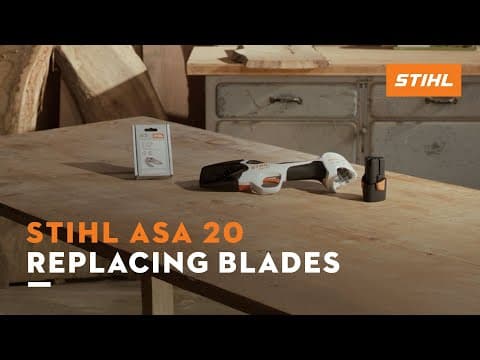 Easy blade replacement of ASA 20 pruner | STIHL