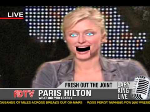 Paris Hilton — first TV interview after jail (Larry King, 2007)