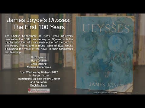 Ulysses: the first hundred years
