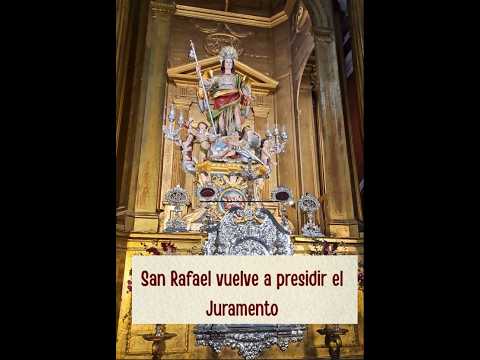 Saint Raphael Returns to His Altar After Restoration