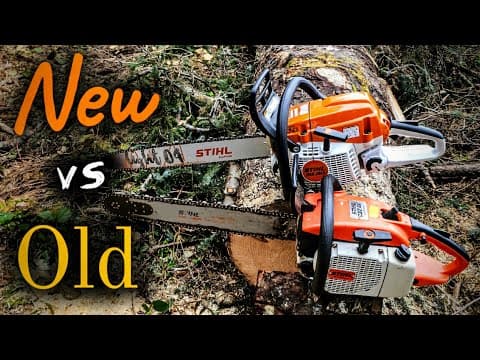 1970s vs 2025 How have Chainsaws changed in 50 years? STIHL 261 & Vintage 032