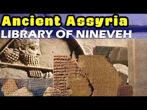 The library of Ashurbanipal