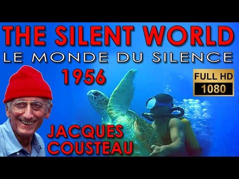 The Silent World 1956. Jacques Cousteau. FULL HD 1080P. Original movie. Le monde du silence.