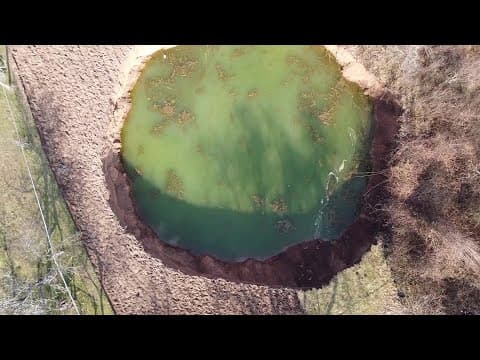 The Mečenčani sinkhole swarm