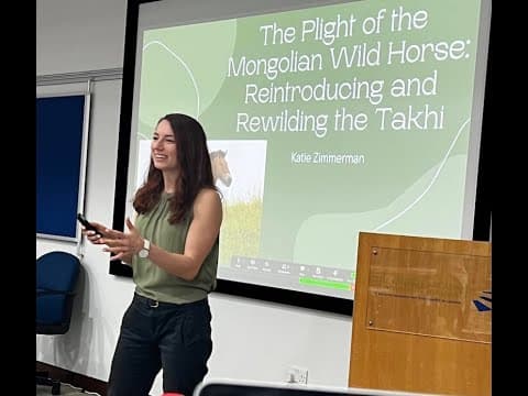 "The Plight of the Mongolian Wild Horse: Reintroducing & Re-wilding the Takhi" by Katie Zimmerman