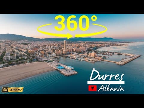 Discover Durrës, Albania in 360° | Virtual Walking Tour of the Adriatic Gem