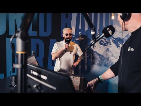 James Hype at the One World Radio studio I Tomorrowland Winter 2023