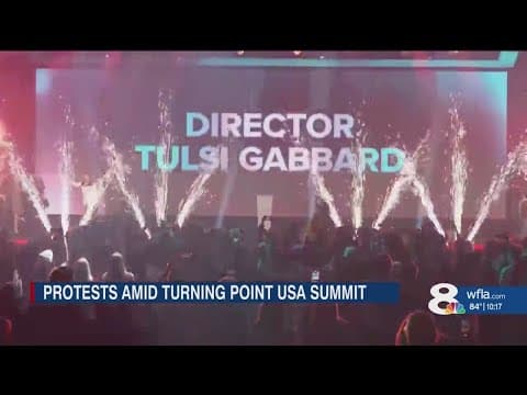 Protests meet the Student Action Summit in Tampa