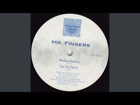 Mr. Fingers — "Washing Machine" (1986)