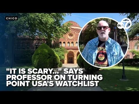 A Chico State professor on being named in the watch list