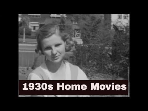 1930s Binney family home movies, Los Angeles