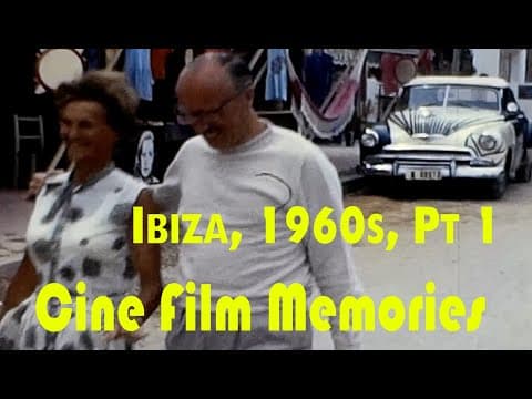 Ibiza 1960s Holiday 8mm Home Movie Cine Film part 1