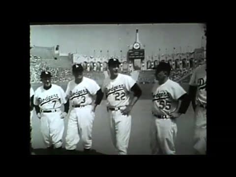 Inaugural 1958 games — Dodgers at the Coliseum