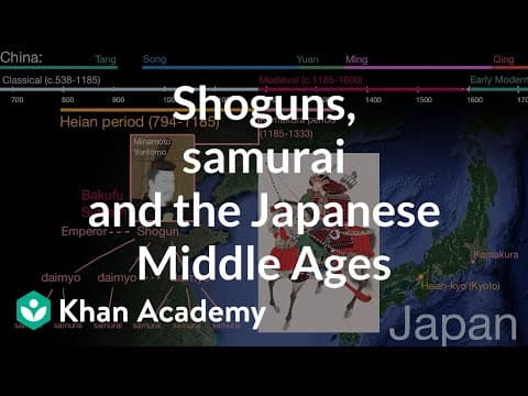 Shoguns, samurai and the Japanese middle ages