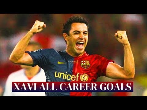 🇪🇸Xavi Hernandez | All Career Goals | Midfield Maestro’s Finest Strikes 🔥