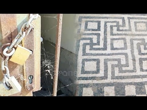Mozaiku i Meandrit në Durrës dikur dysheme "luksoze" e antikitetit, sot i mbuluar nga ujërat e zeza
