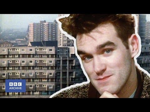 Morrissey shows the Oxford Road Show around Manchester