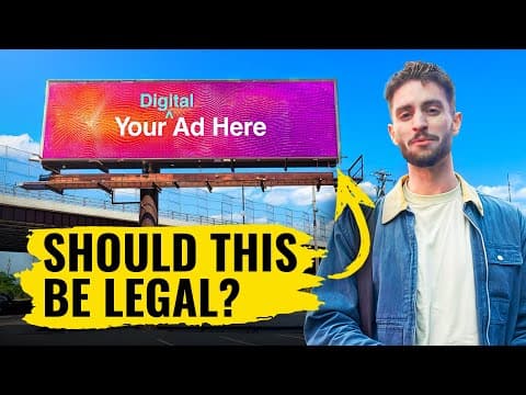The first digital billboards