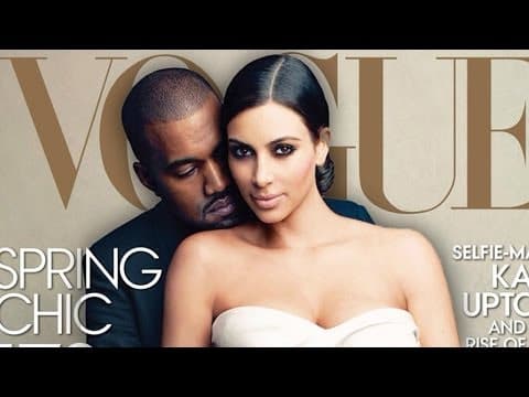 Kim Kardashian and Kanye West React to Vogue Cover