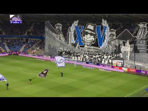 Sfeergroep Drughi 15 jaar - geweldige tifo (KRC Genk)