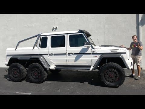 The G 63 AMG 6x6 driven and dismantled feature by feature