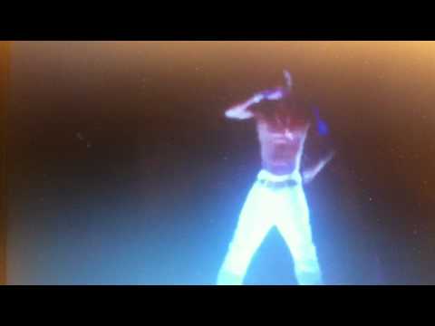 The Coachella projection performs alongside Snoop Dogg
