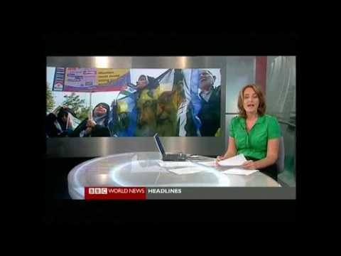 BBC News protest in Iran 18 Sep (Lusy in Green)