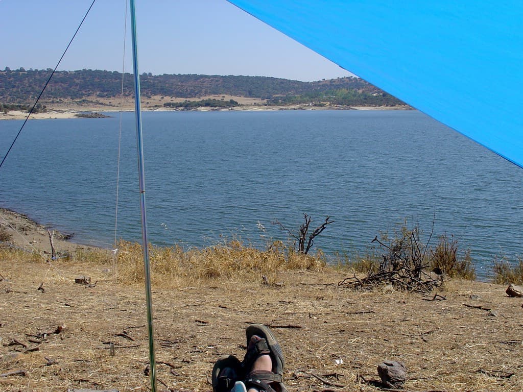 View from our camp, Boom 2004