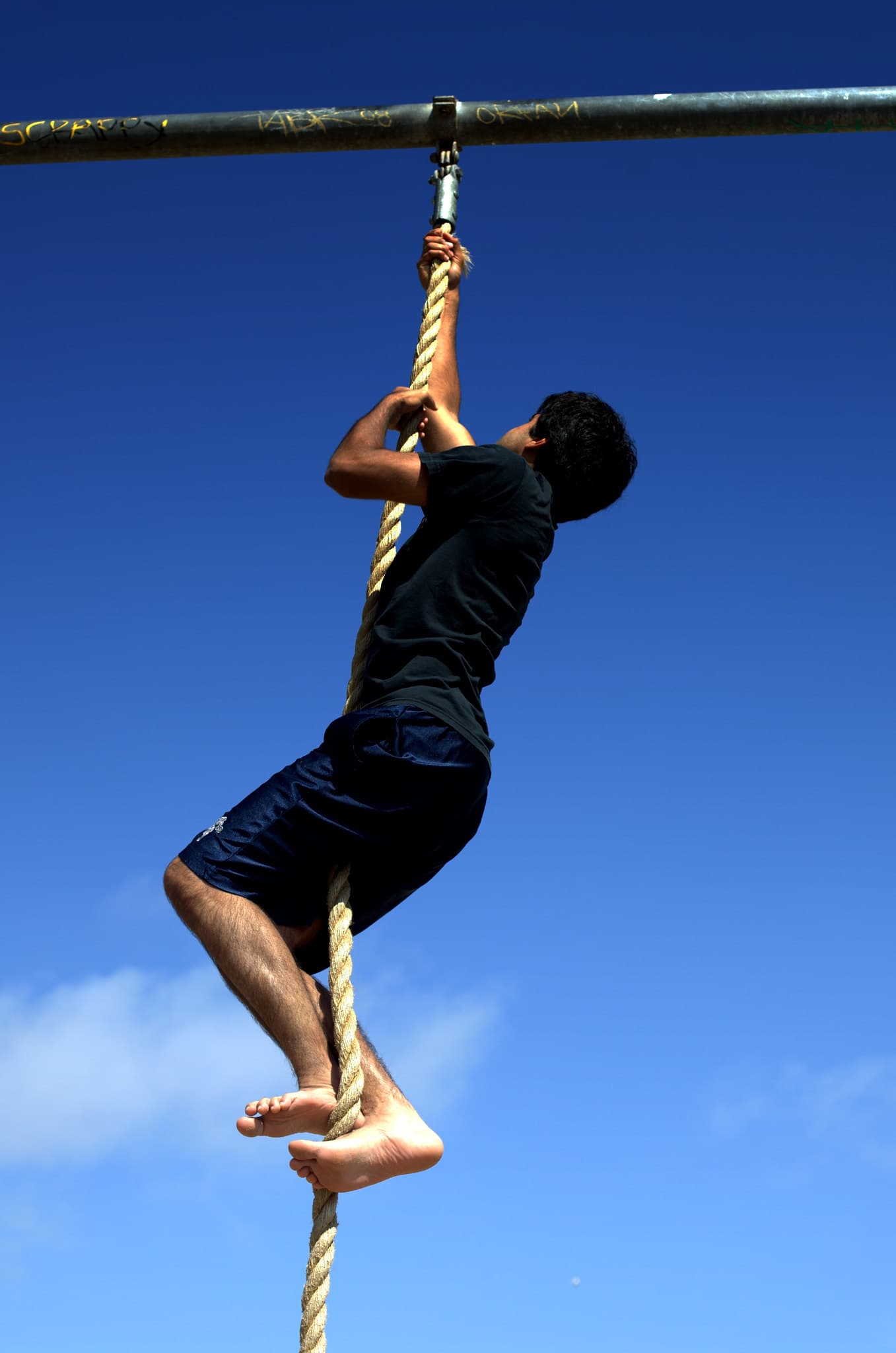 At the old Muscle Beach