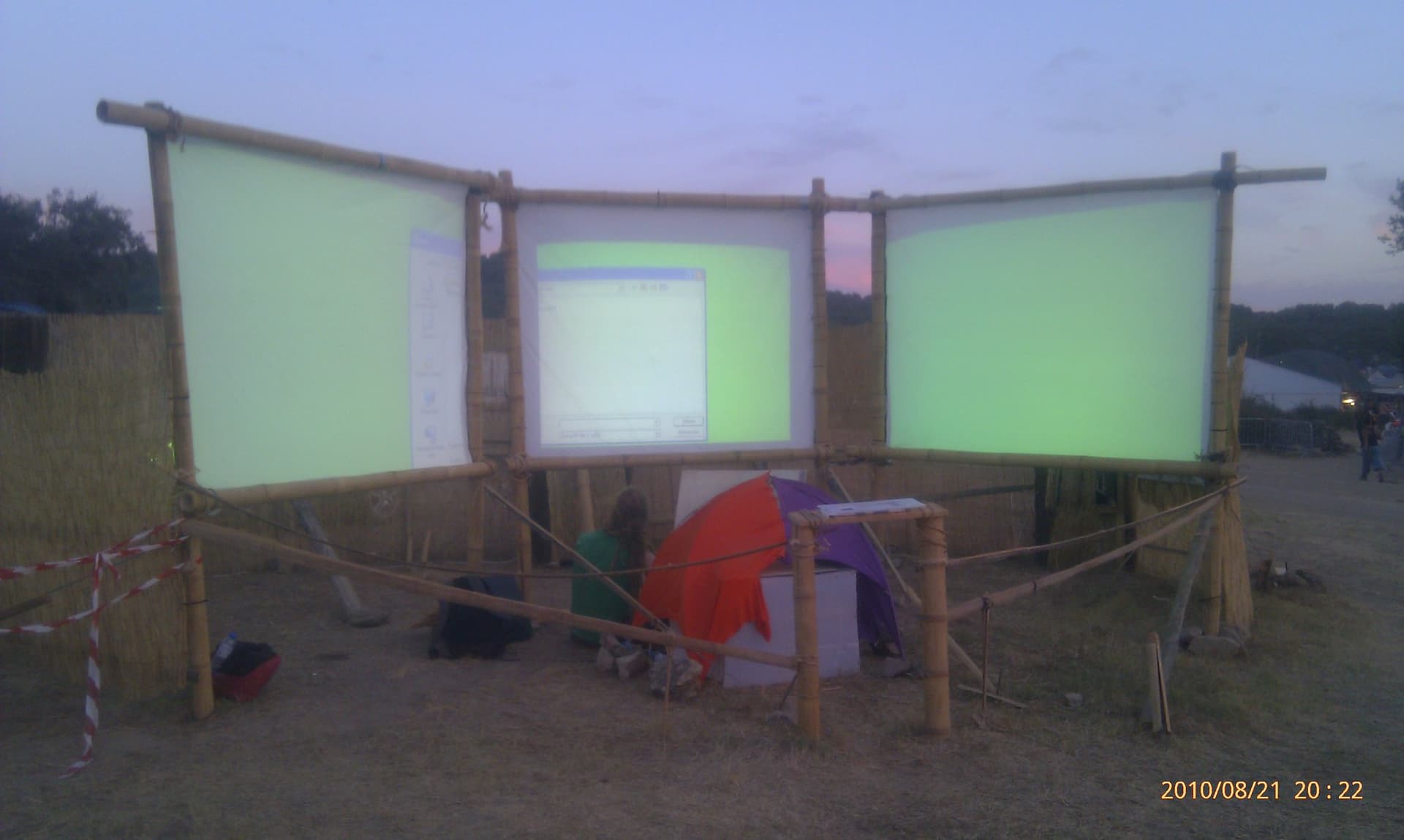 NUCLEON interactive visual 3D installation, Boom 2010