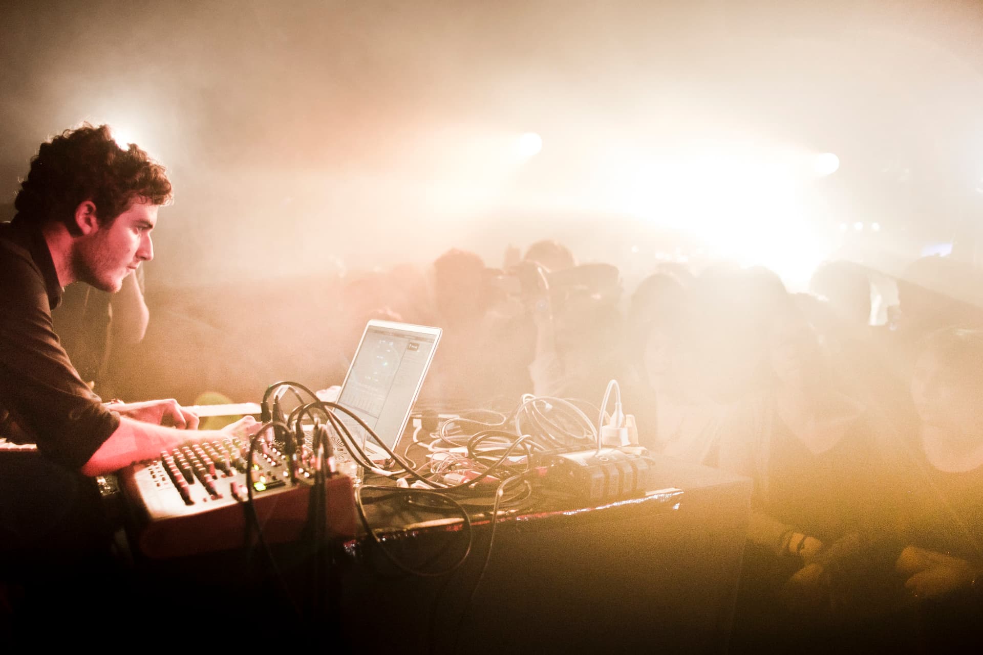 Nicolas Jaar and band live at Rex Club, Paris