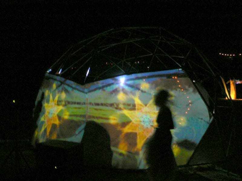 U.D.O. audiovisual installation, second view, Boom 2006