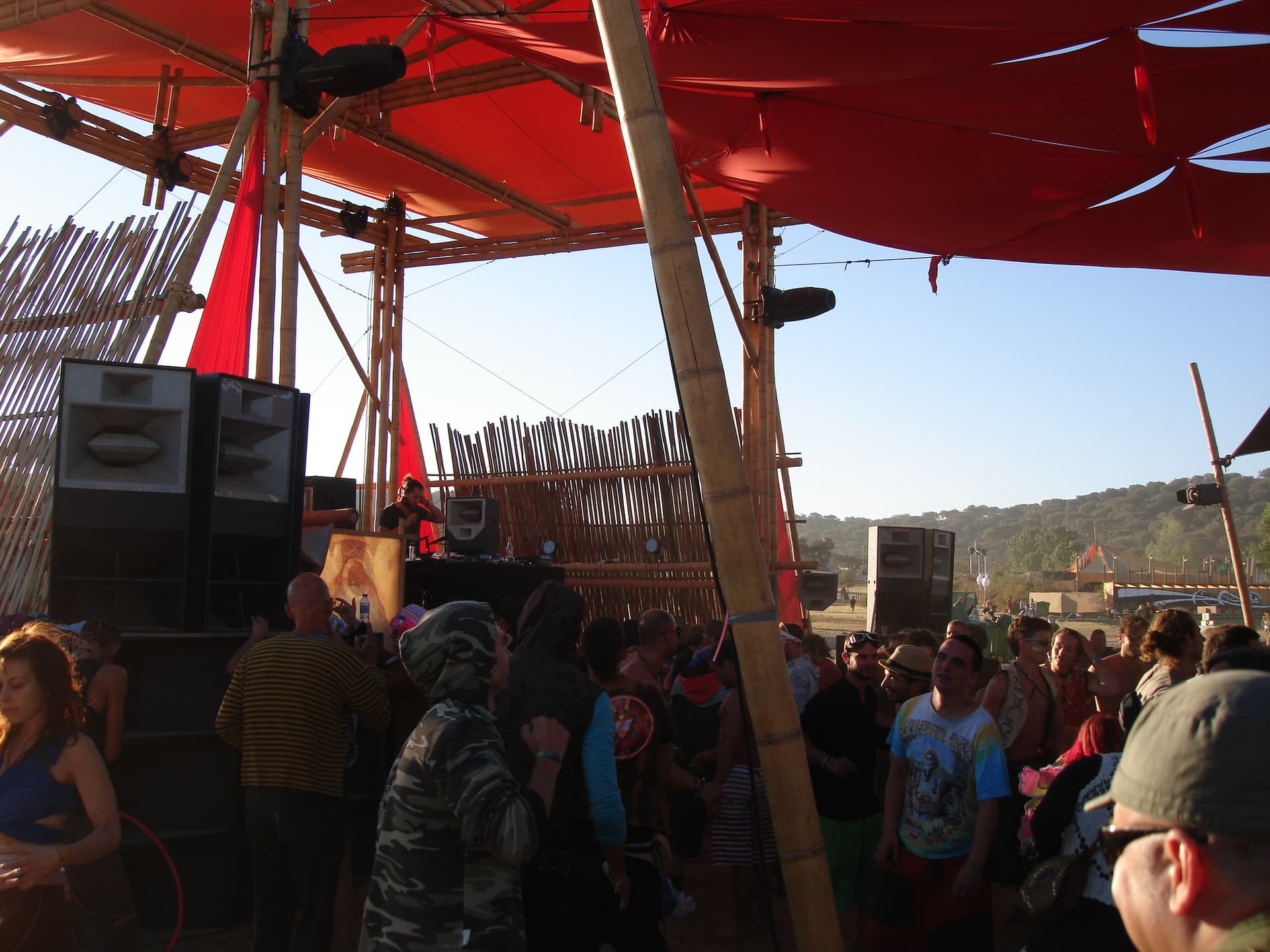 My first set of the festival, Boom 2012